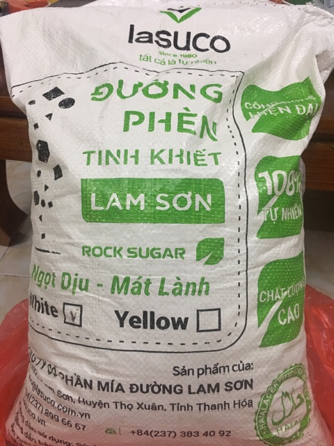 1kg Đường phèn Lam Sơn tinh khiết