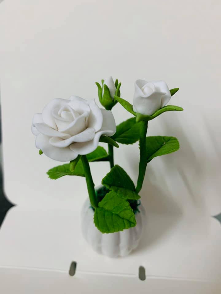Chậu hoa đất sét mini