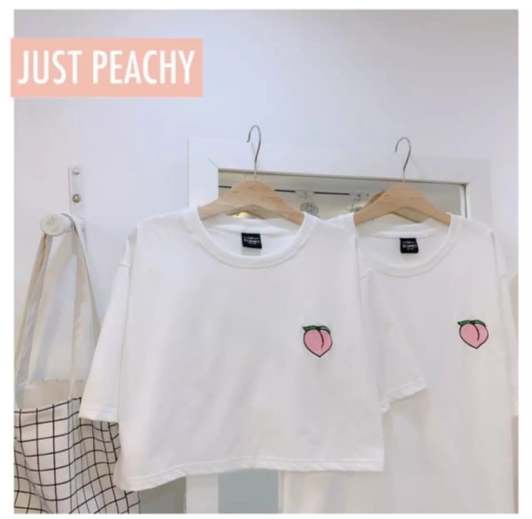 [HCM](Hỗ trợ phí vận chuyển) Áo thun nữ CROTOP in hình Trái Đào dễ thương vải dày mịn mát