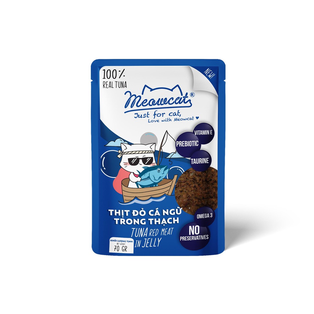 Pate Meowcat - Pate Cho Mèo Gói 70g