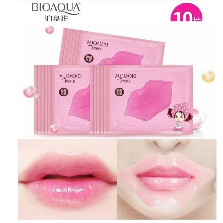 [HCM]COmbo 3 MASK MÔI BIO AQUA mặt nạ môi