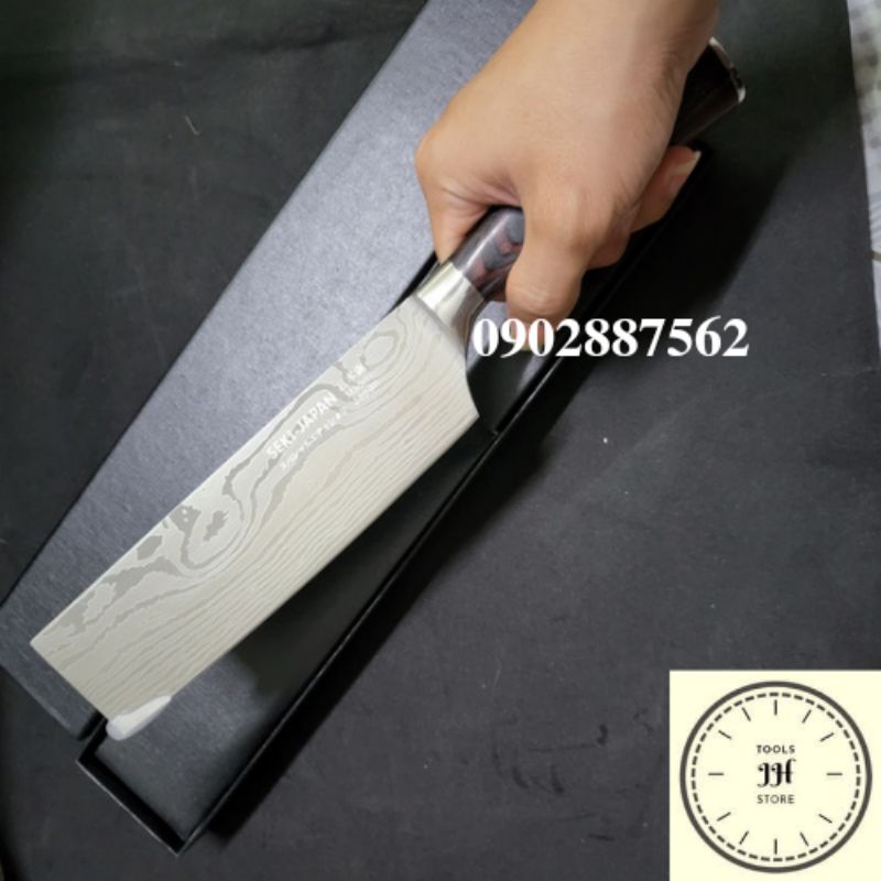 Dao SEKI nhật cán vân gỗ mũi bằng hàng cao cấp siêu đẹp