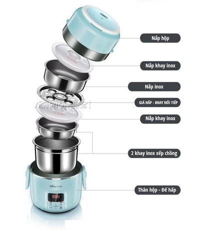 Hộp Cơm Cao Cấp Hẹn Giờ Bear DFH-B20J1