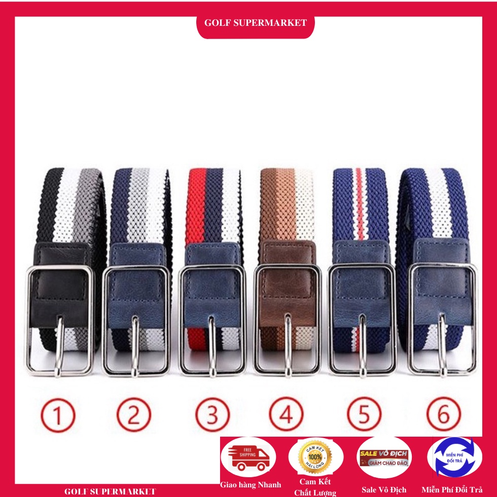 Thắt lưng golf chất chun siêu đẹp [ GOLF SUPERMARKET ]