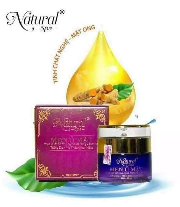 Men ủ mặt trắng da Natural Spa