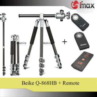 Chân máy ảnh Beike Q868HB +Remote cho máy ảnh thumbnail