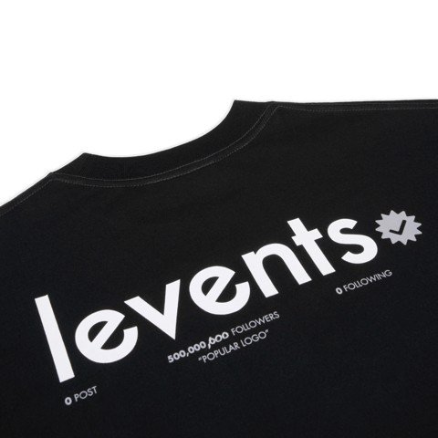 LEVENTS® POPULAR LOGO TEE BLACK/ WHITE