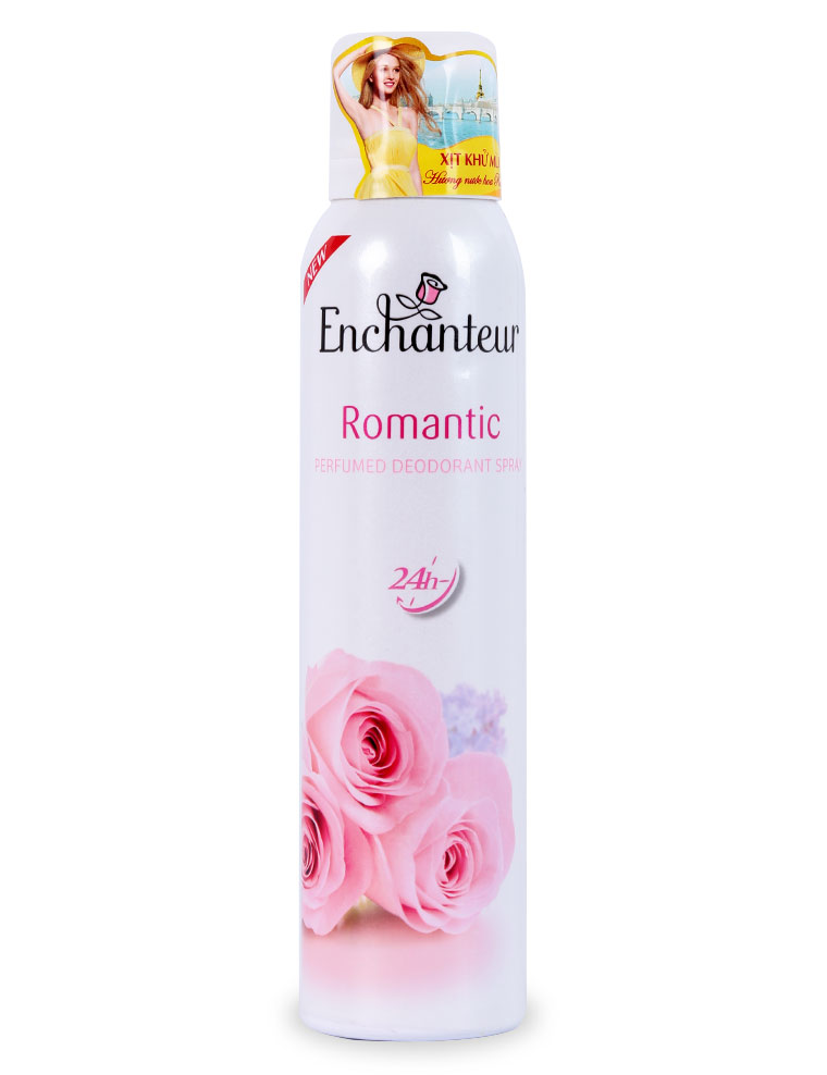 Xịt khử mùi toàn Thân Enchanteur Romantic 150ml