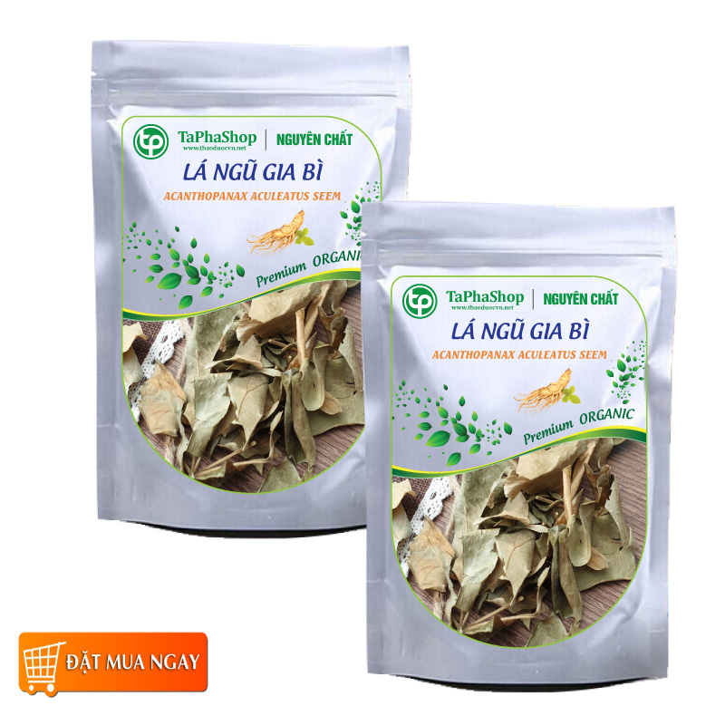 Lá ngũ gia bì khô 1kg - Tấn Phát