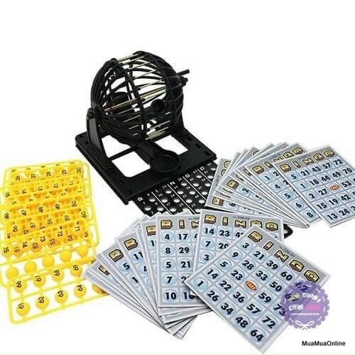 Bộ đồ chơi lồng quay lô tô 75 số Bingo