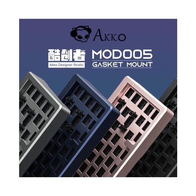 KIT bàn phím cơ AKKO designer studio MOD005 (Gasket Mount / Hotswap / RGB / Foam) - Hàng Chính Hãng