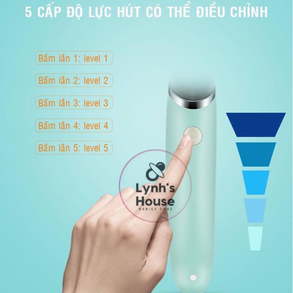 MÁY HÚT MŨI CHO TRẺ LITTLE BEES (MÀU XANH)