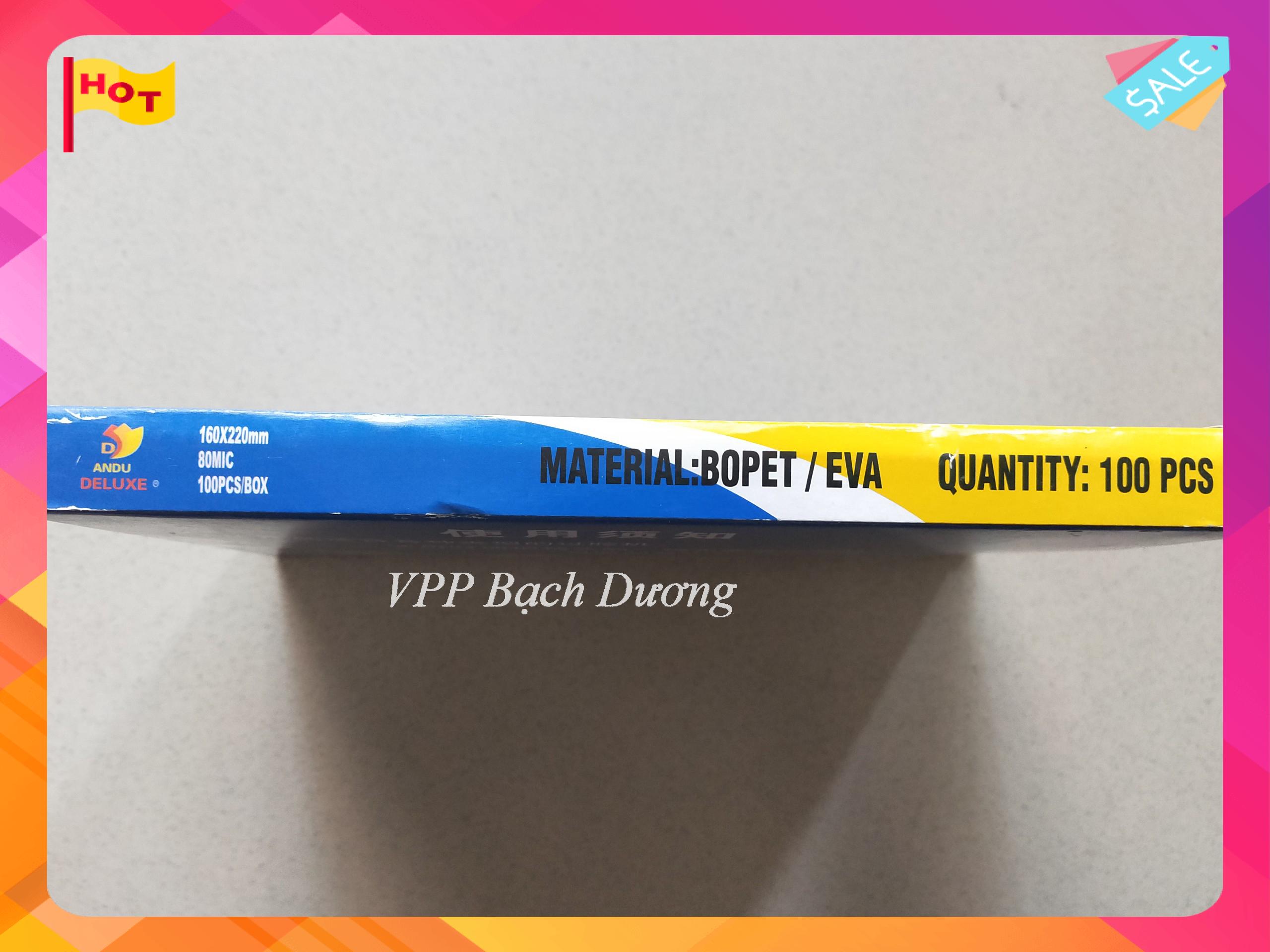 Nhựa ép plastic a5 80 mic- 100 tờ/hộp