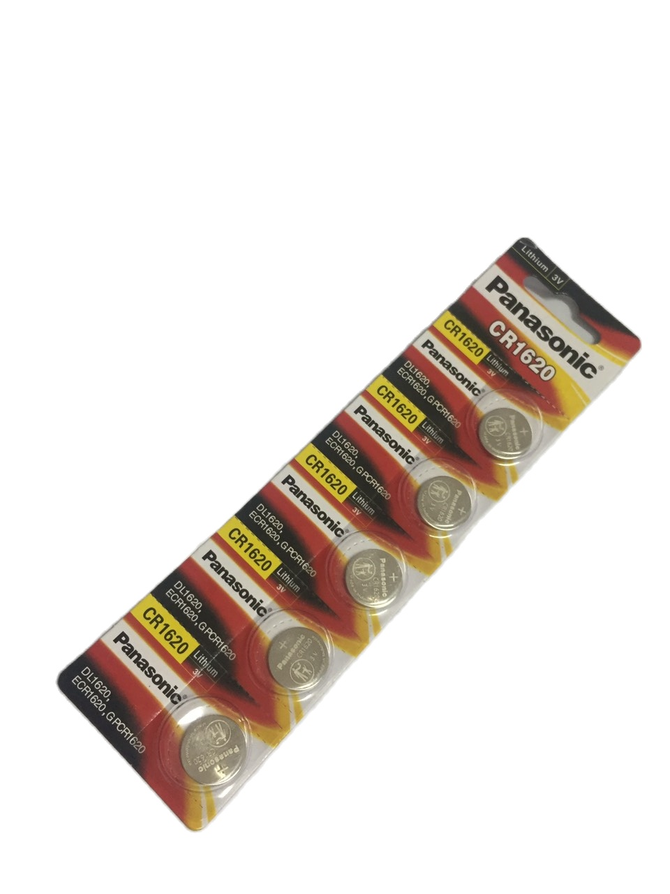 Vỉ 5 Viên Pin Painasonice CR1620 Pin 3V Lithium dùng cho remote, khóa xe, smartkey, đồng hồ...