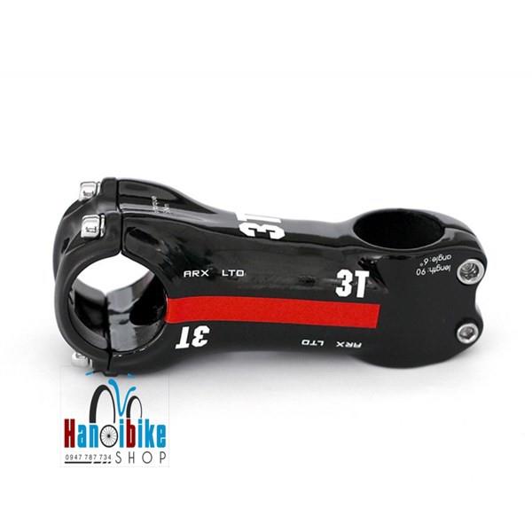 ✢ Potang carbon dùng cho xe đạp hiệu 3T đen đỏ