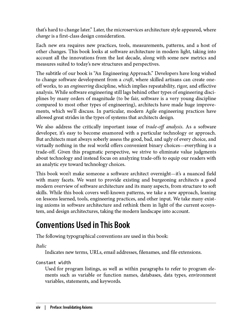Fundamentals of Software Architecture