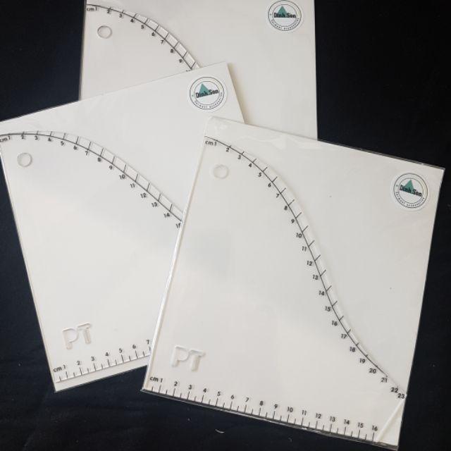 Thước vẽ tay áo, Sử dụng trong cắt may