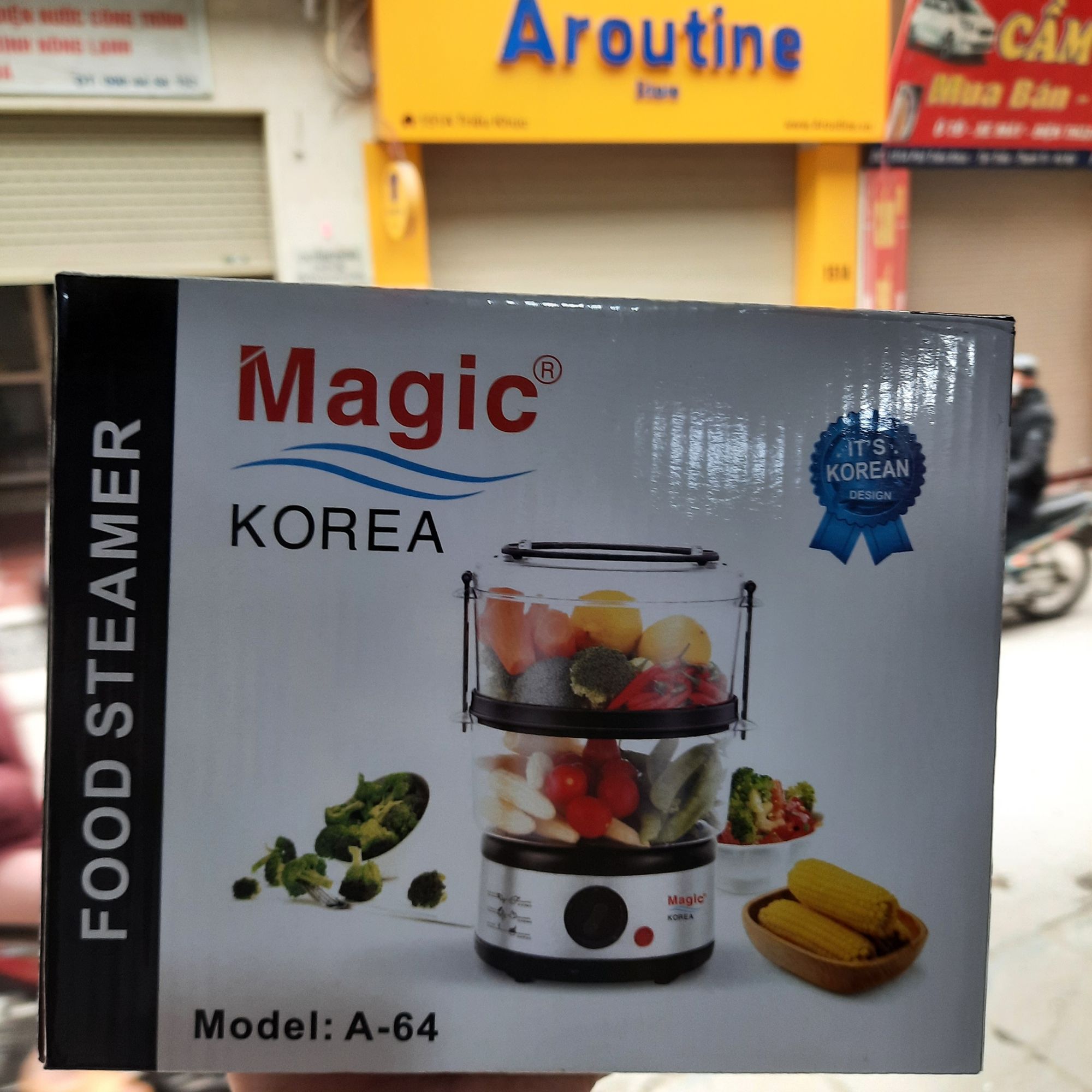 MÁY HẤP THỰC PHẨM MAGIC KOREA ( model : A - 64 )