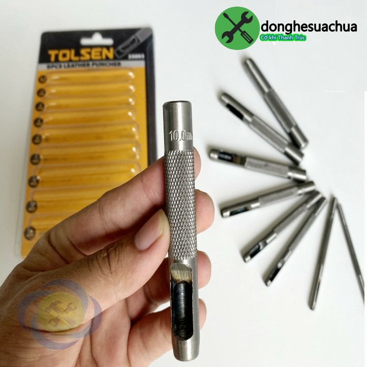 [HCM]Bộ Đục lỗ Tolsen 25093 có 9 chi tiết