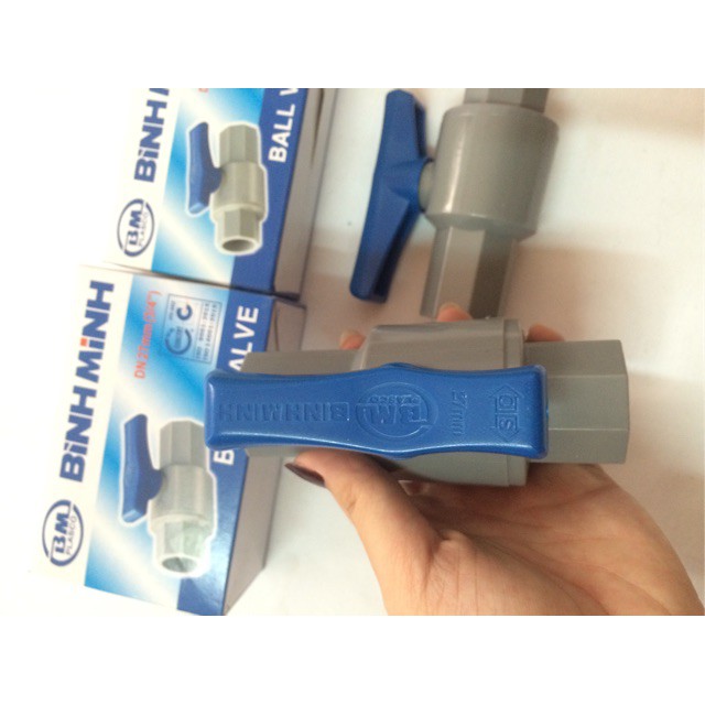 [HCM]VAN KHÓA NƯỚC BÌNH MINH PVC 21 27 34