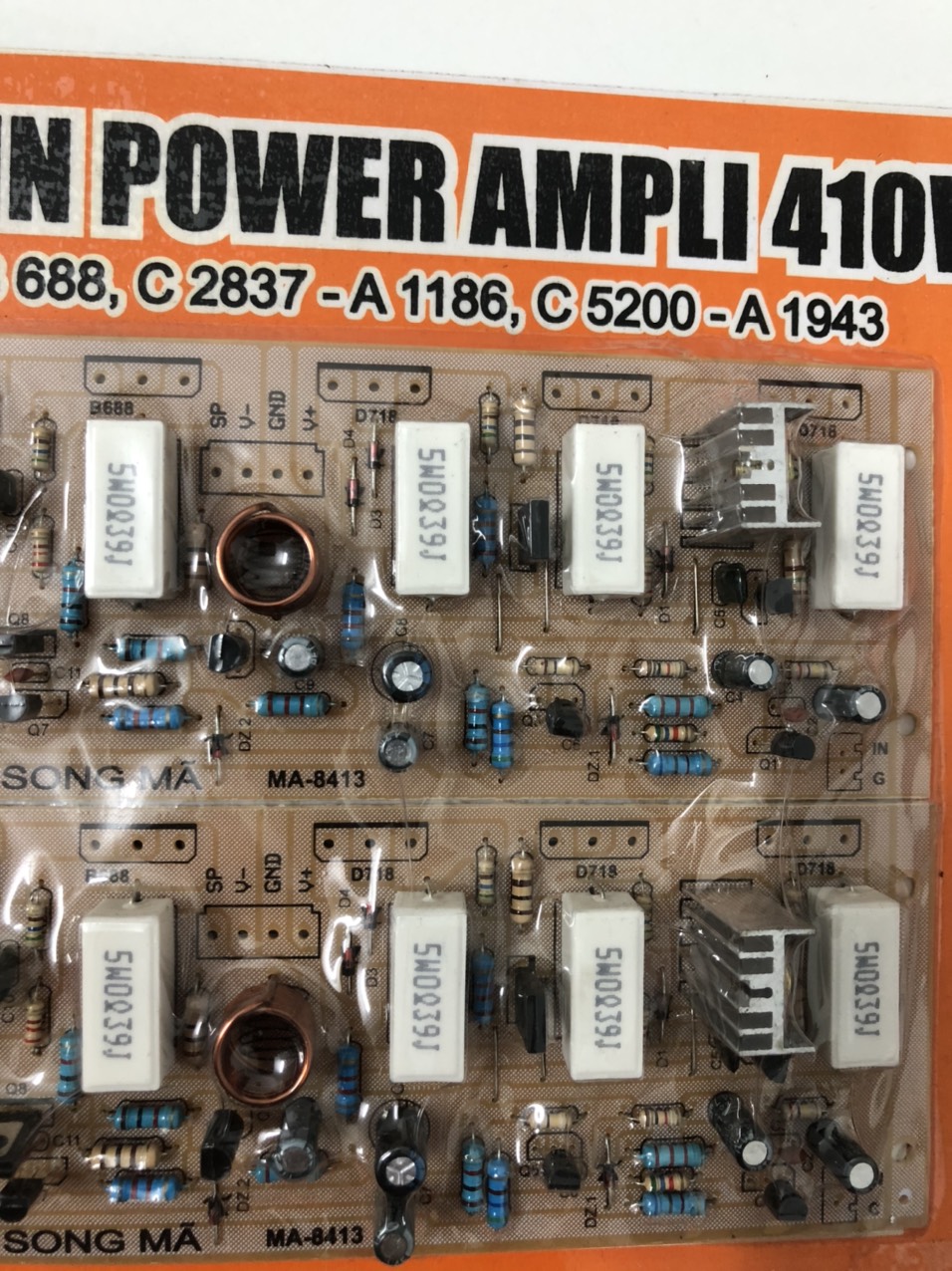 MẠCH AMPLY CÔNG SUẤT 12 SÒ 410W