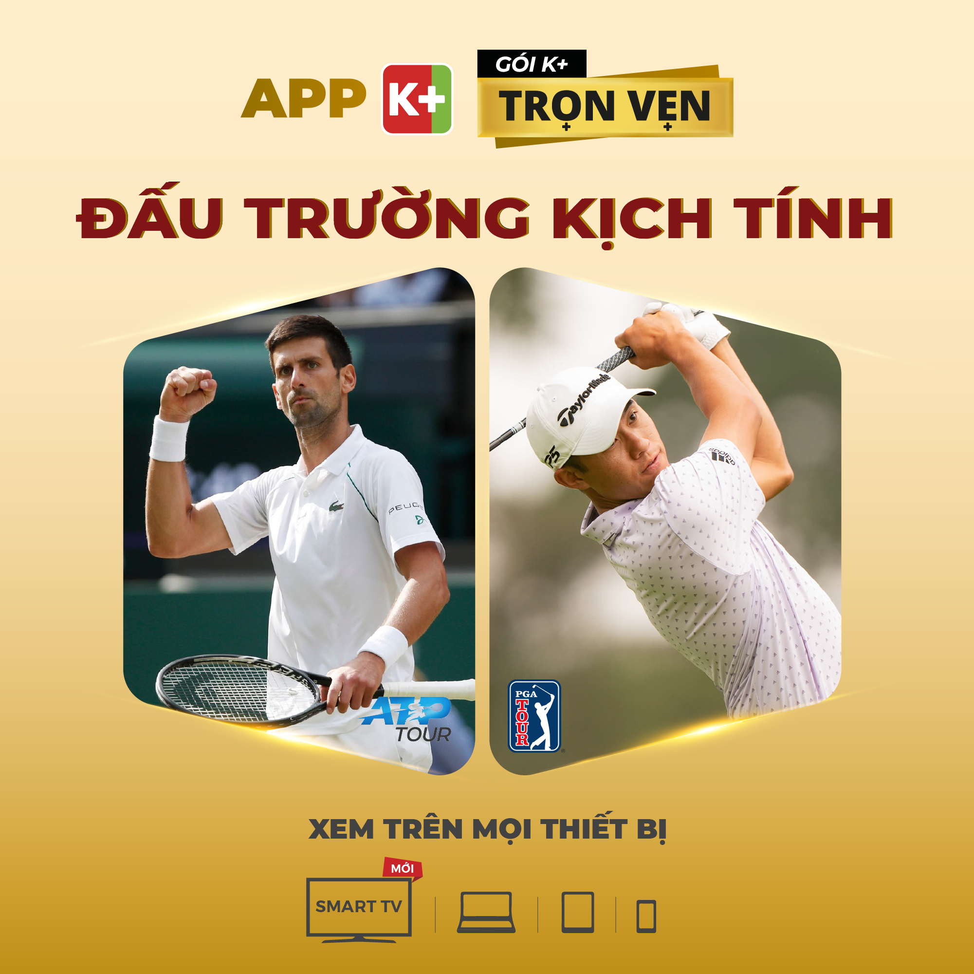 APP K+ Gói Trọn Vẹn 01 tháng - Xem Ngoại hạng Anh, Tennis, UFC, F1 và giải trí đỉnh cao