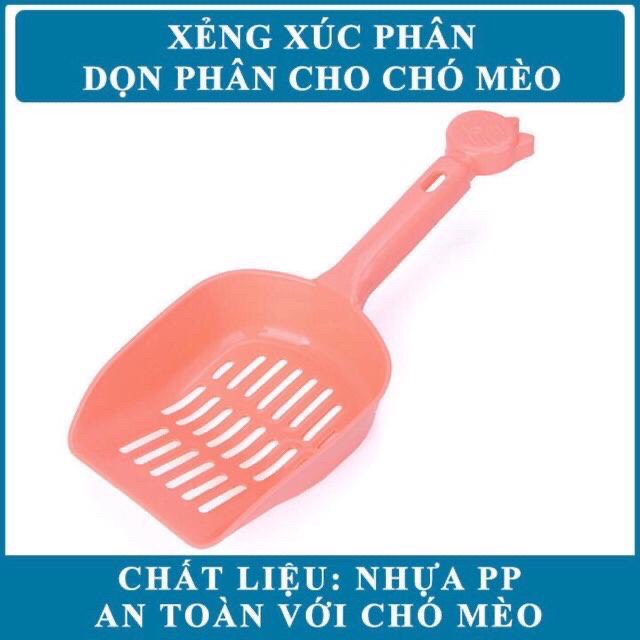 Xẻng xúc cát hót phân dọn vệ sinh cho mèo