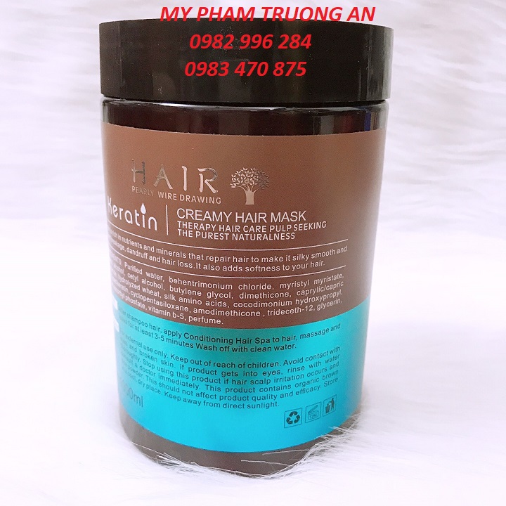 combo Kem ủ tóc Keratin - Luxury Hair Mask 1000ml