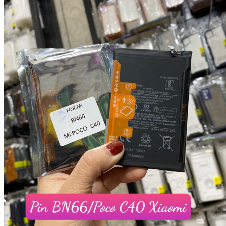 Pin Poco C40/BN66 xiaomi