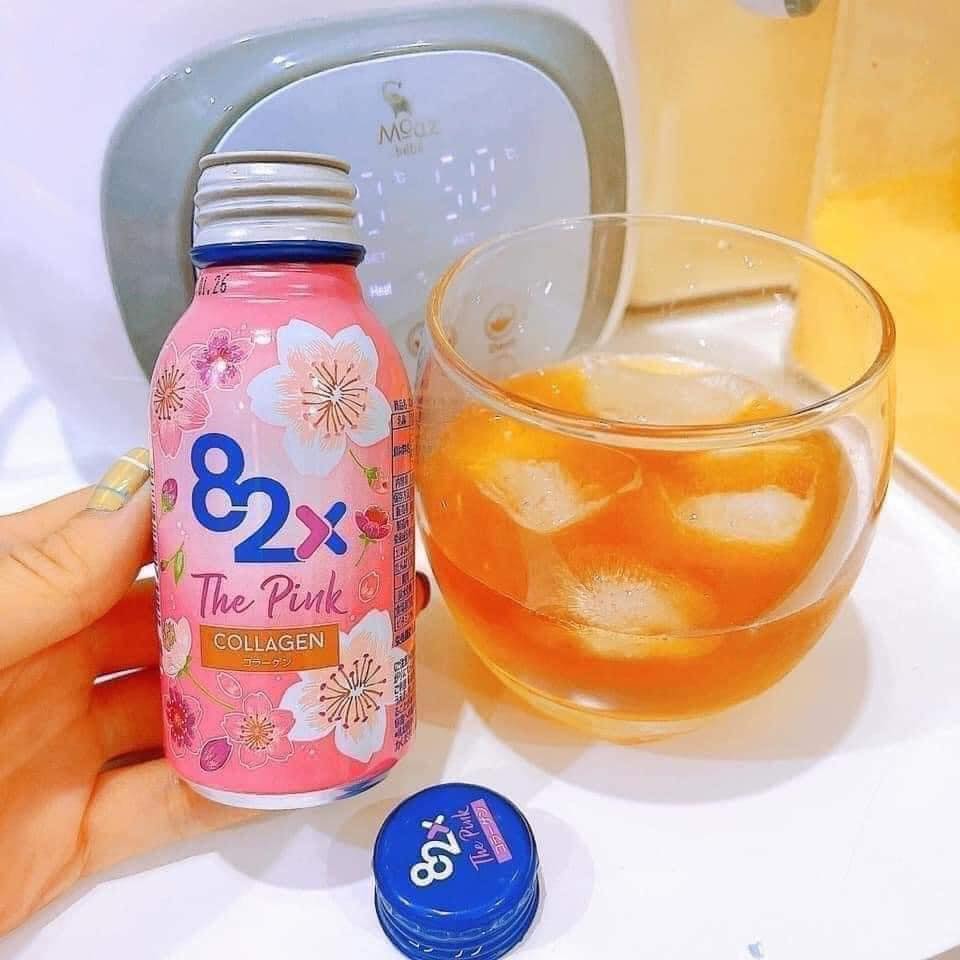 NƯỚC UỐNG COLLAGEN MASHIRO 82X THE PINK (HỘP 10 CHAI X 100ML)