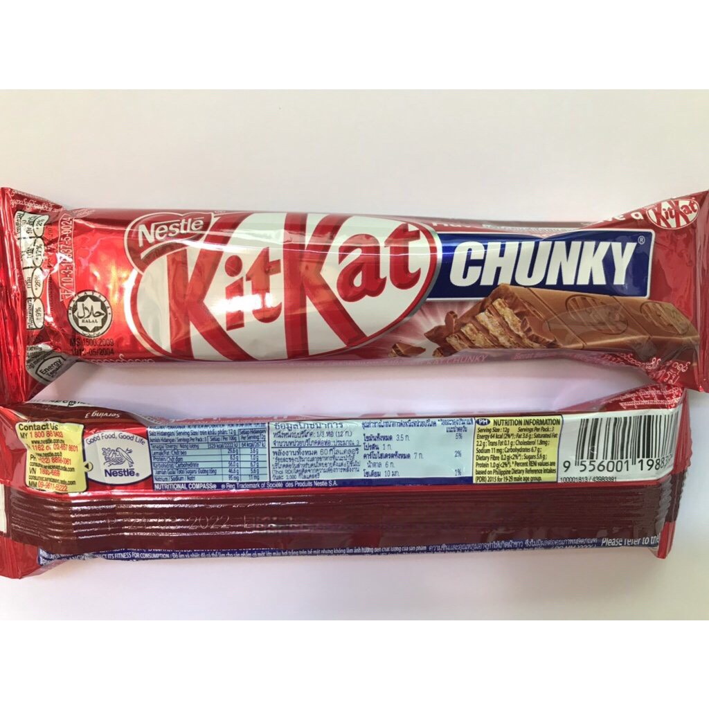 Sôcôla Nestlé KitKat Chunky Thái Lan (1 thanh x 38g)