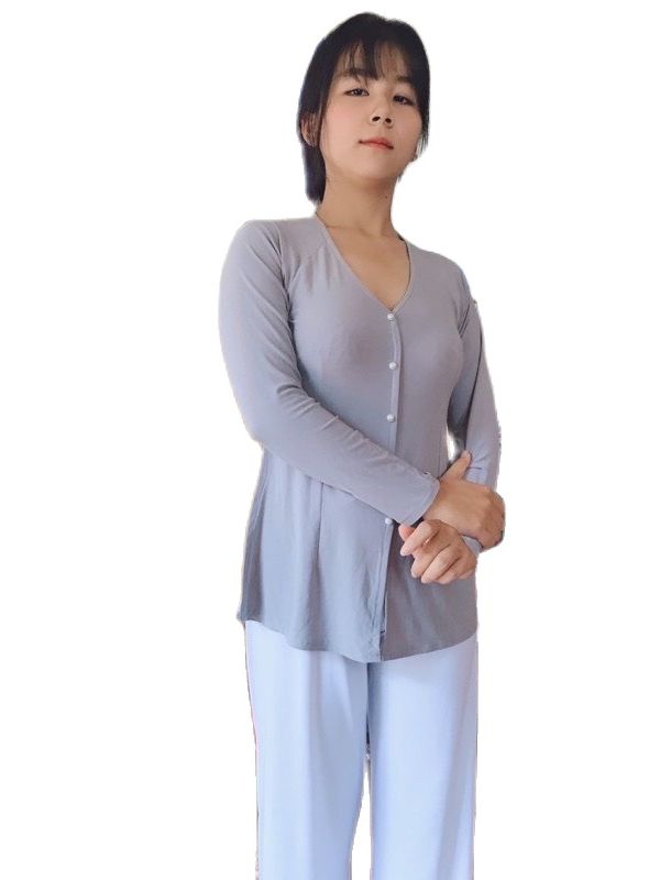 áo bà ba trơn may sẵn size to (60_70kg) mặc vừa