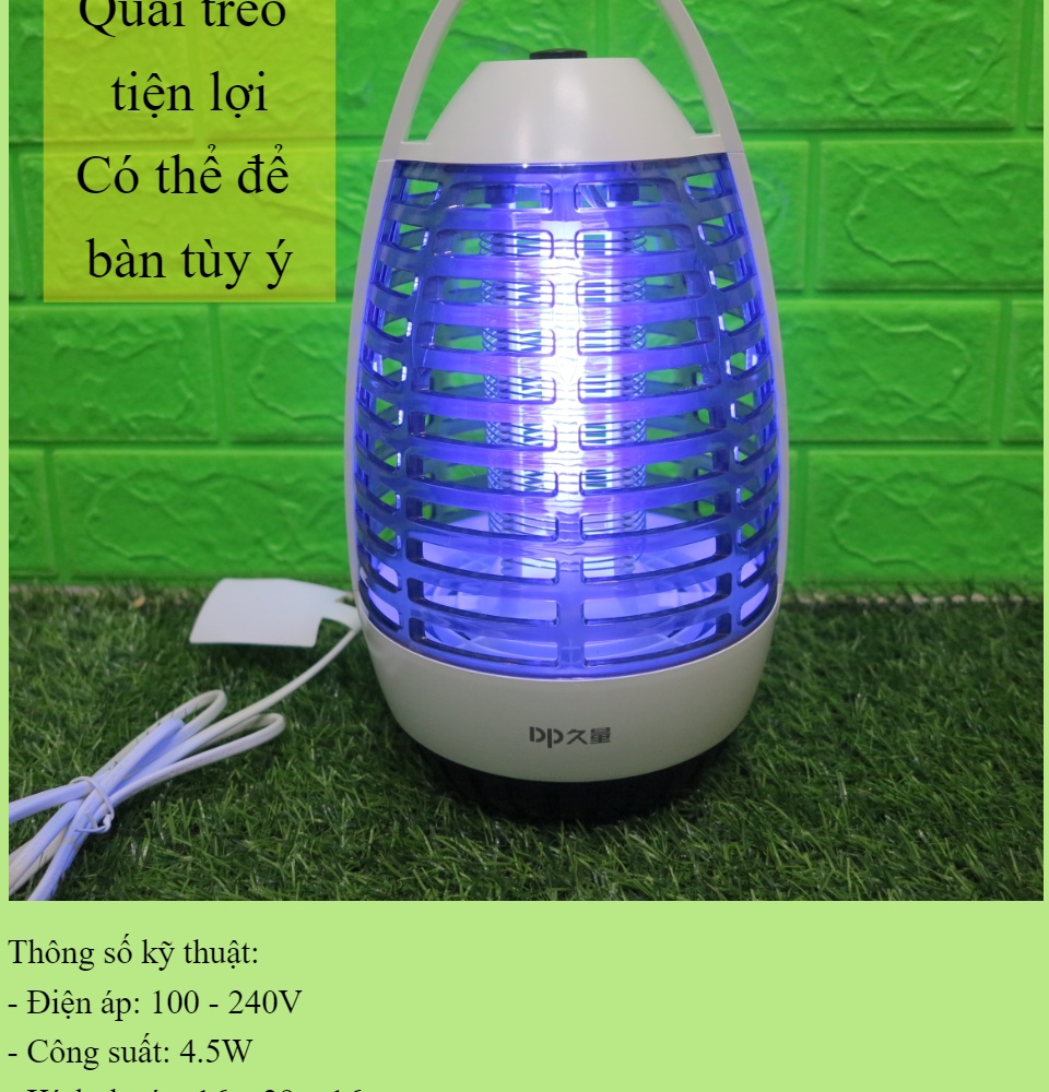 [HCM]ĐÈN BẮT MUỖI VÀ CÔN TRÙNG DP 828