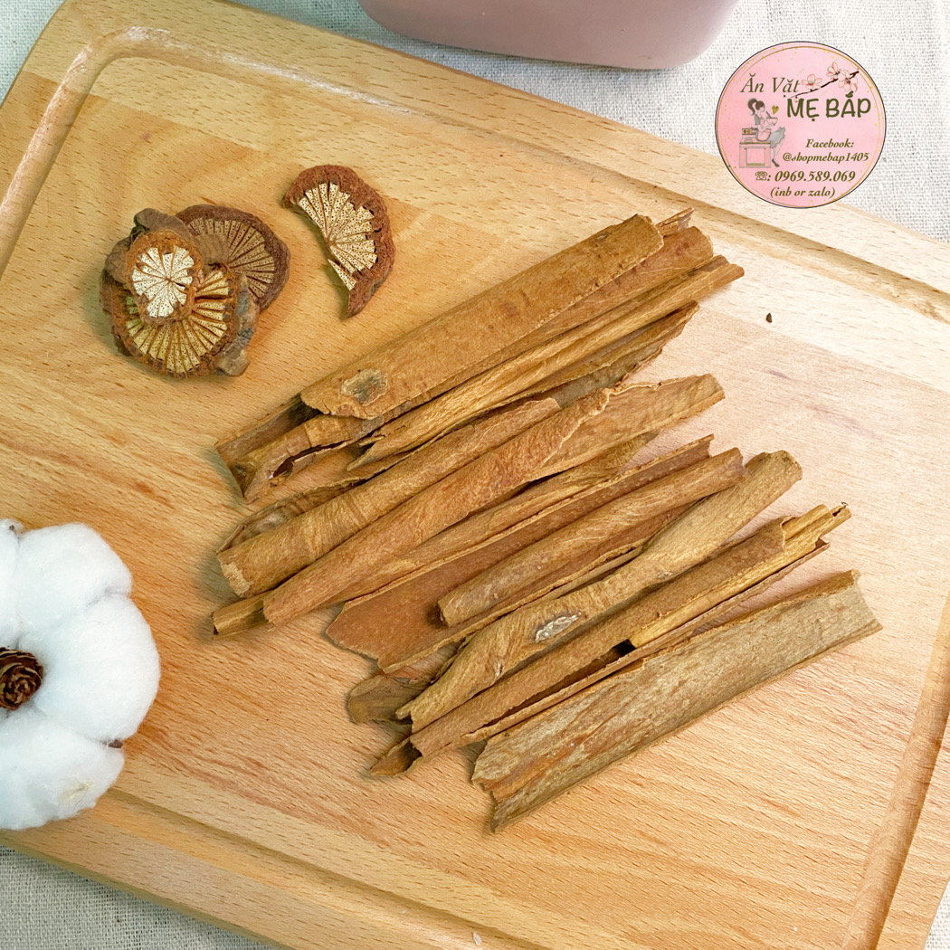 Quế Ống 100gram - Vỏ Quế Cinnamon Sticks - Shop Mẹ Bắp [Date 12 tháng]