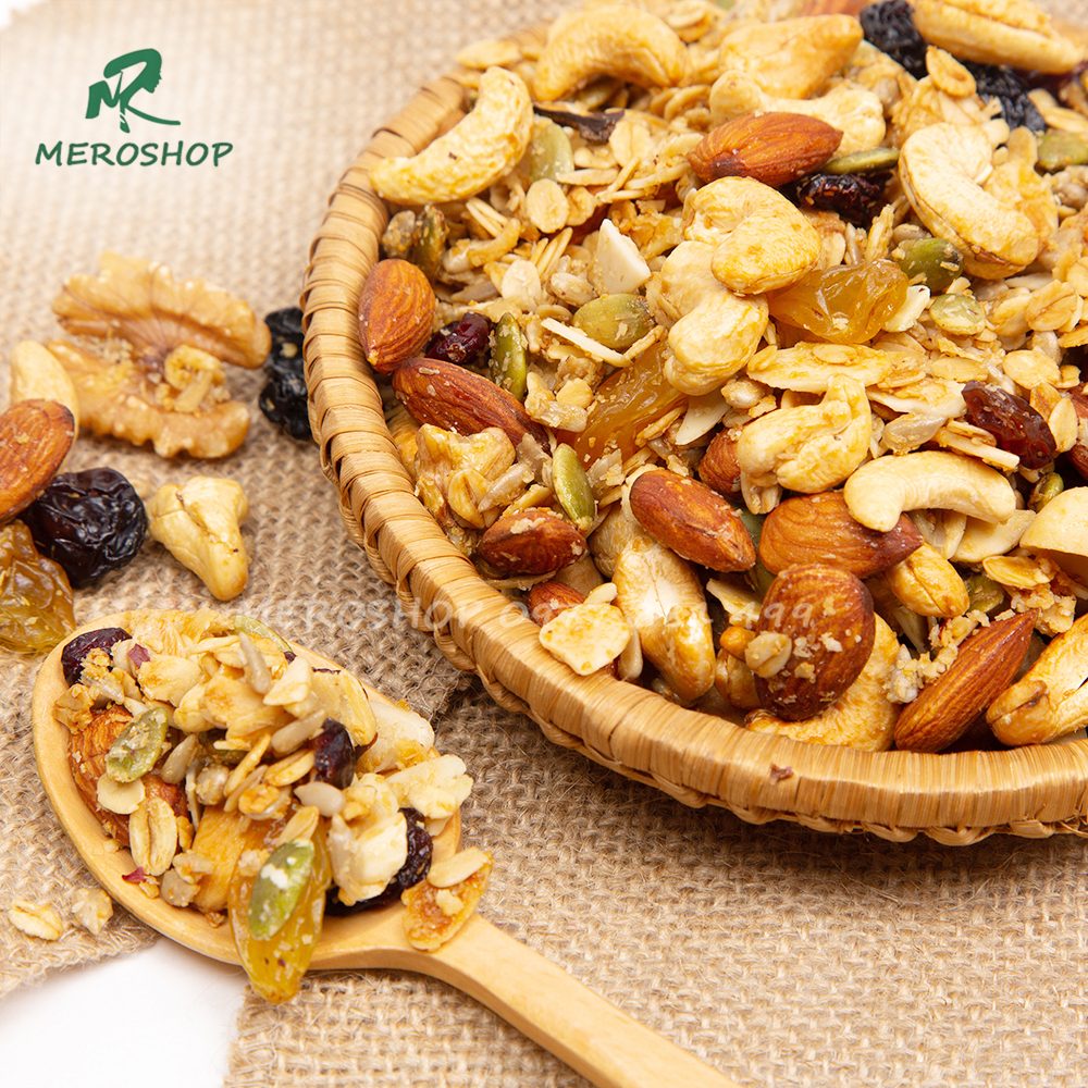 500GRAM GRANOLA 70%HẠT-30%YẾN MẠCH. CÓ HÒ SƠ CÔNG BỐ, XUẤT HÓA ĐƠN CÔNG TY ĐẦY ĐỦ