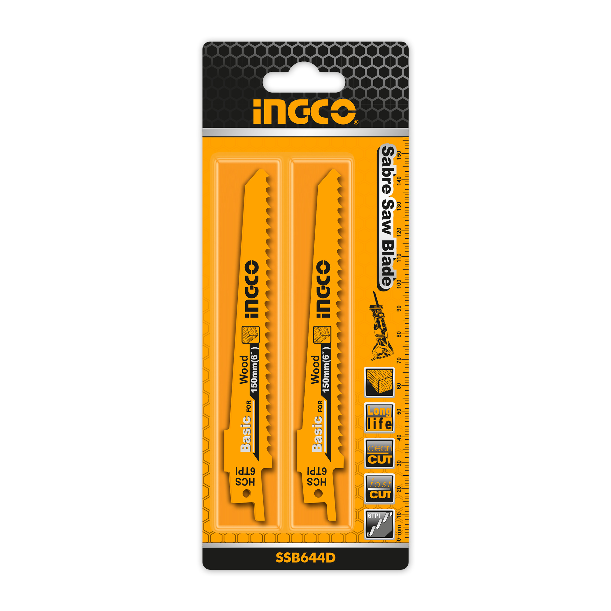 INGCO SSB644D Bộ lưỡi cưa kiếm