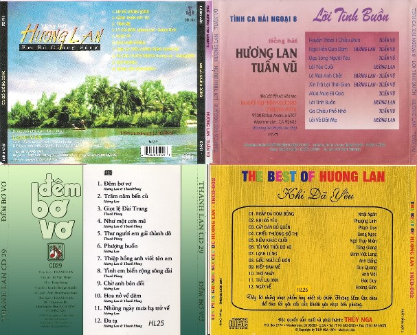 Bộ 4 Đĩa CD HƯƠNG LAN