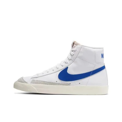 2021 Blazer Mid '77 Vintage "Racer Blue" blue and white men's and women's sports skateboarding shoes all-match casual shoes