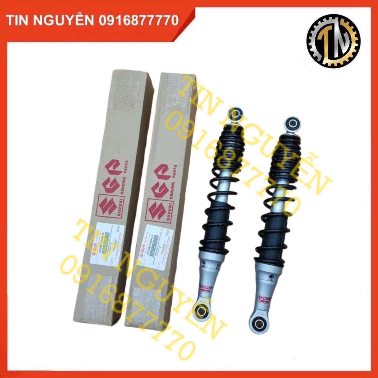 Cặp phuộc sau Axelo Indo chính hãng dùng chung cho xe Honda, Suzuki