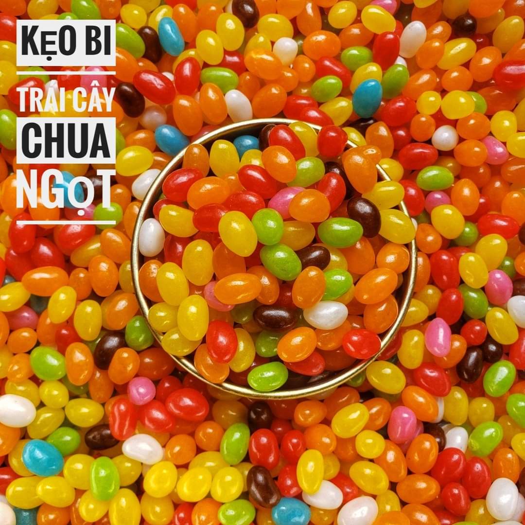 KẸO BI TRÁI CÂY 200G/500G/1KG