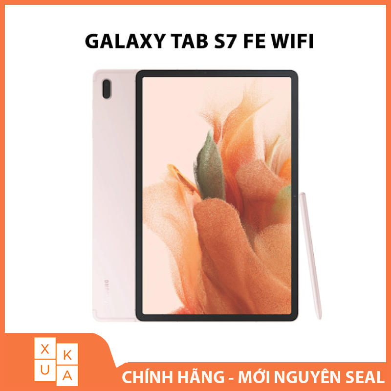 Máy tính bảng Samsung Galaxy Tab S7 FE Wifi | Màn hình 12.4" | Bút  S Pen | Chính hãng mới nguyên seal