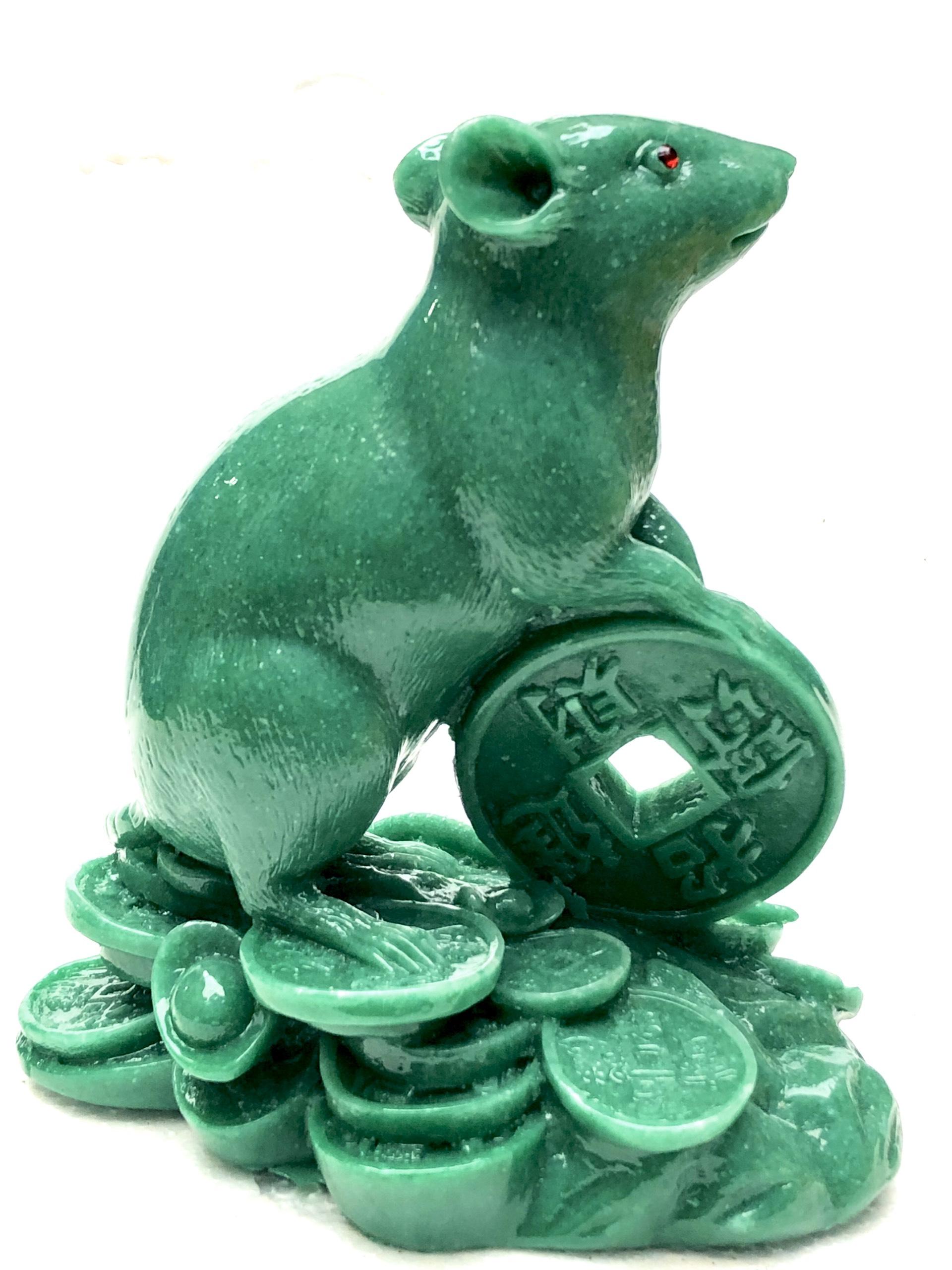Chuột thần tài 17 cm để bàn