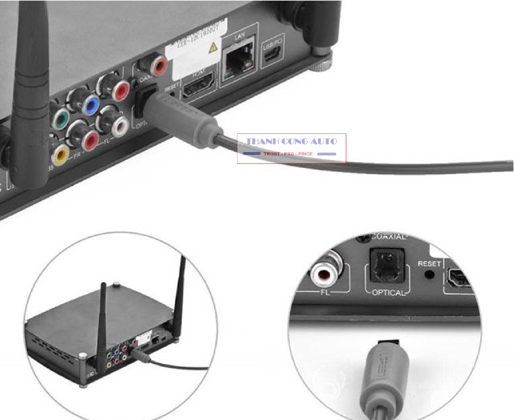 {Chính hãng} Dây audio quang (Toslink, Optical) UGREEN AV122 dài từ 1M đến 3M