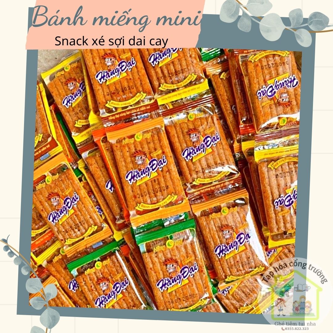 Snack Sườn Dê Nướng Hằng Đại gói nhỏ (60 gói)