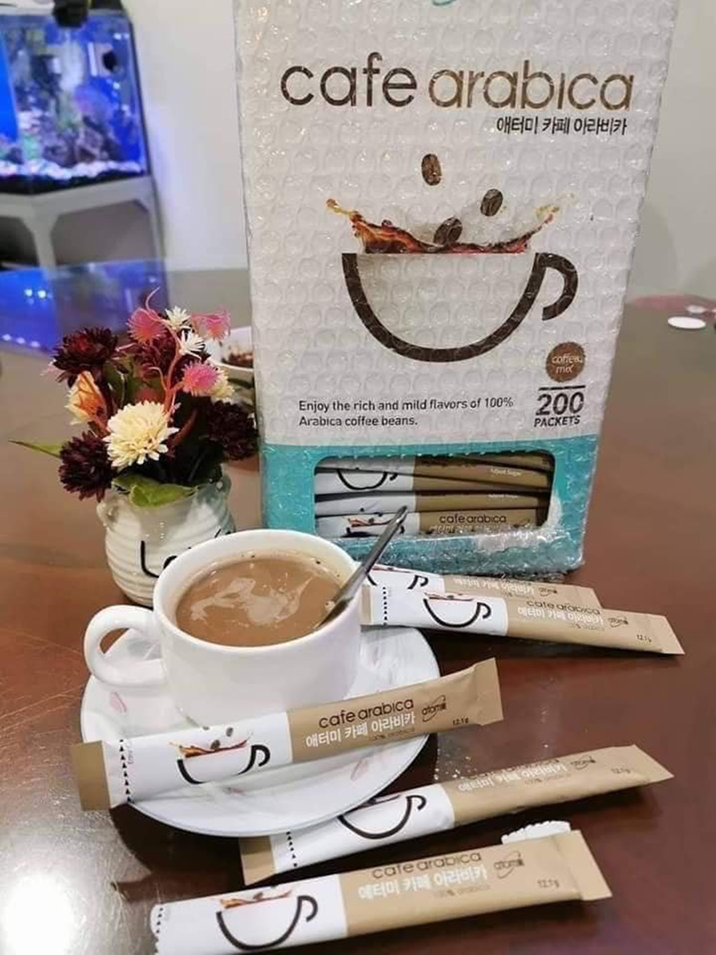 Cafe sữa chứa 100% hạt cafe Arabica - Atomy Cafe Arabica