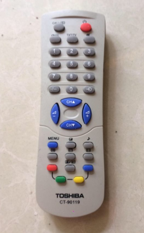 Điều khiển Remote TV Toshiba (Trắng)