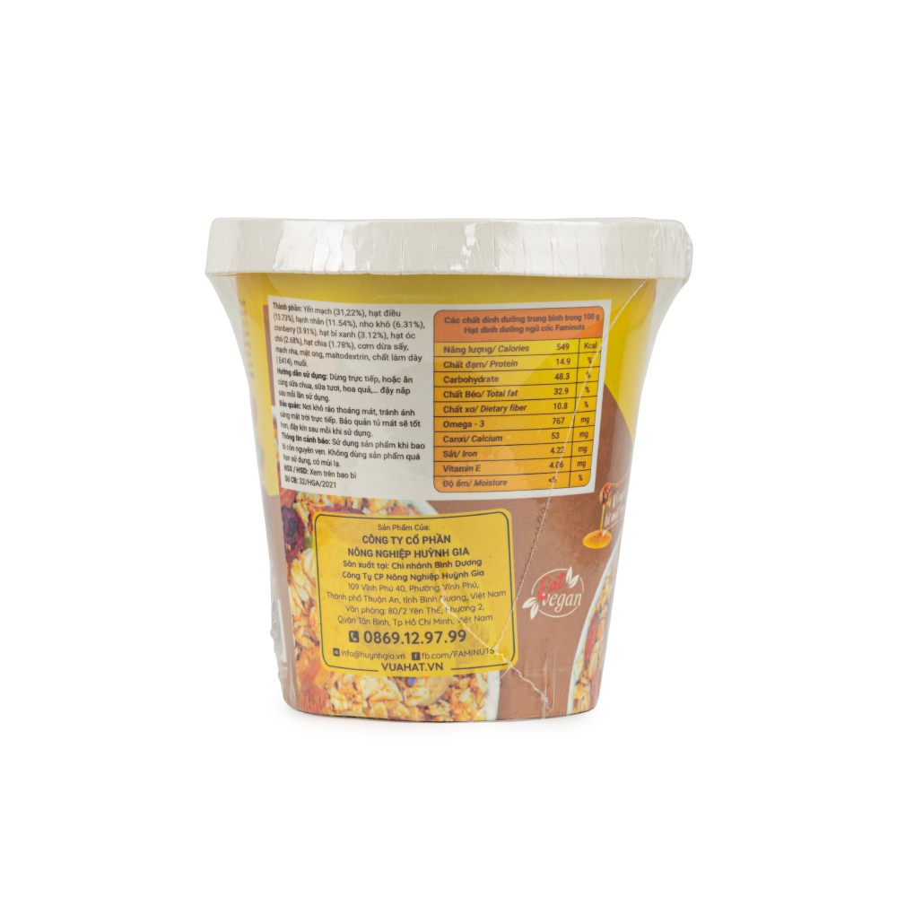 [HCM]Hạt Dinh Dưỡng Ngũ Cốc Granola - Fami Nuts
