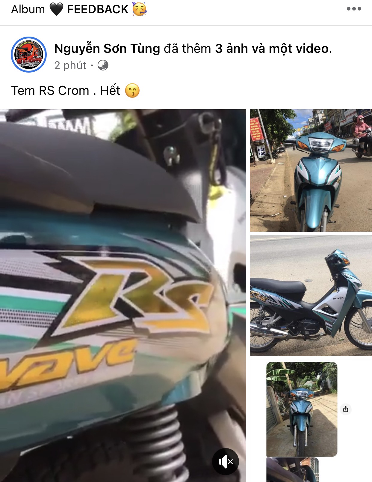 Tem rời Wave Alpha ( CROM RS ) phối màu. Dán cho Wave 50cc/100cc/110cc( Tem 3 lớp chống nước chống bay màu )