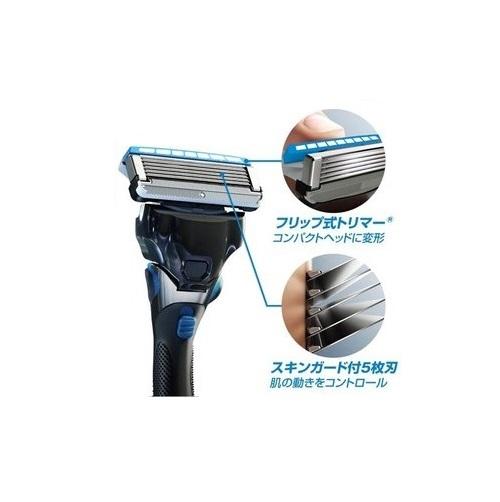 Vỉ 8 lưỡi dao cạo râu Schick Hydro 5 Custom - Japan ( Xanh dương)