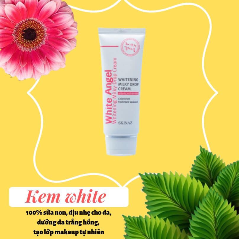 KEM DƯỠNG TRẮNG DA 𝗦𝗞𝗜𝗡𝗔𝗭 𝗪𝗛𝗜𝗧𝗘 𝗔𝗡𝗚𝗘𝗟 PH 5.5 – 70g